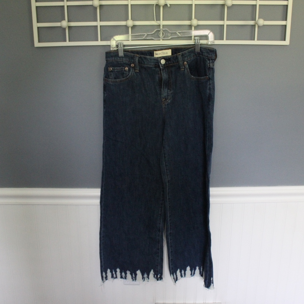 Wide Leg High Rise Jeans